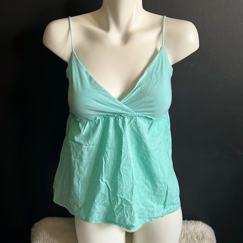 GAP Aqua Top with Spaghetti Straps. Size XS
